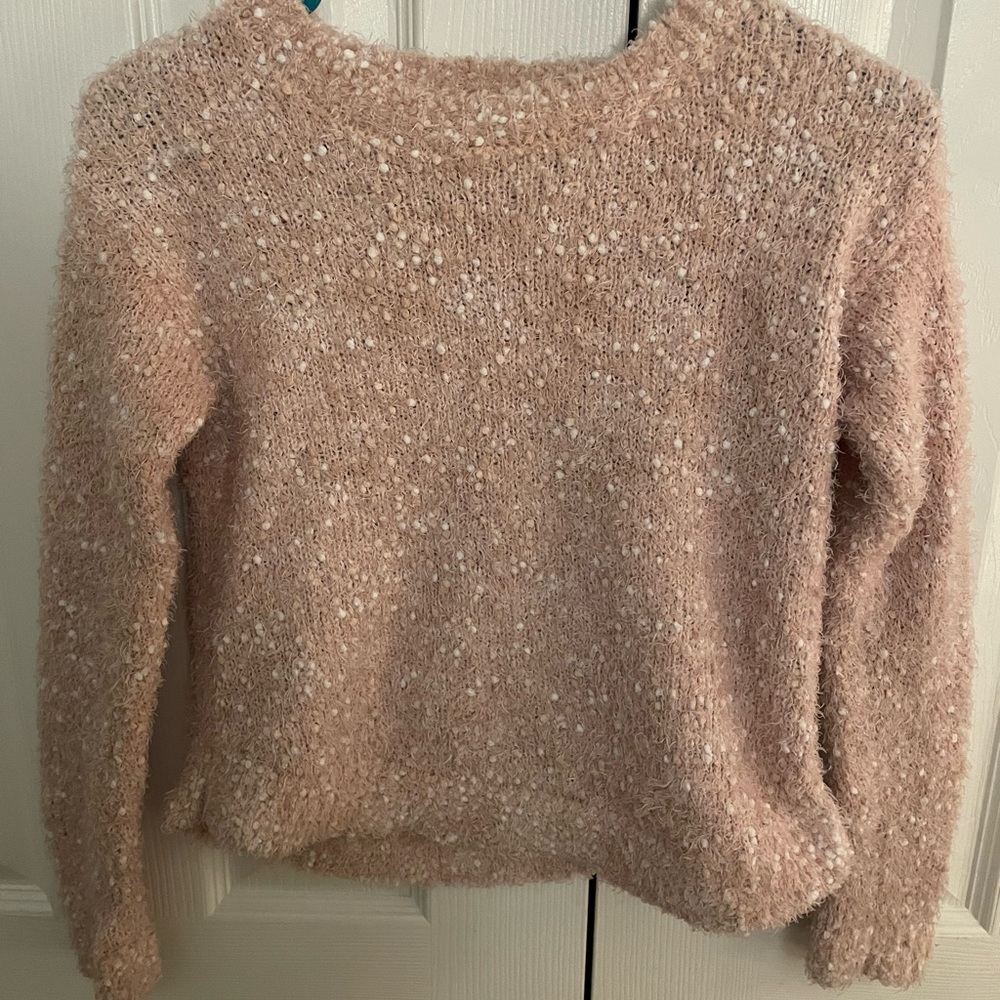 Blush Pink Cozy Sweater